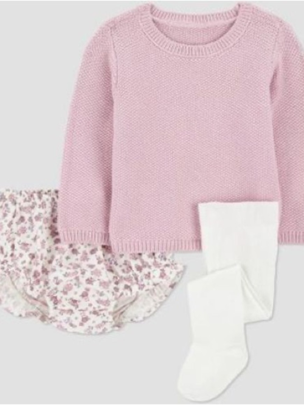 NWT Carter's Just One You 3 Piece Sweater Set 3month Cotton